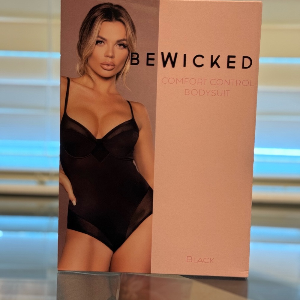 BeWicked Black Shapewear Bodysuit L/XL - Picture 3 of 4